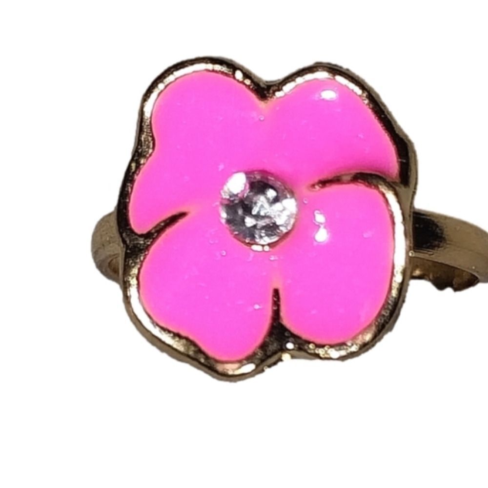 Super cute girls jeweled adjustable ring
